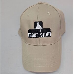 Front Sight Hat‎ Otto Adjustable Baseball Cap Adult Men's Khaki Training Range